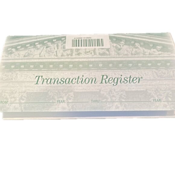 Checkbook Transaction Register 2025 2026 2027 Calendar Check Book Register - Picture 1 of 5